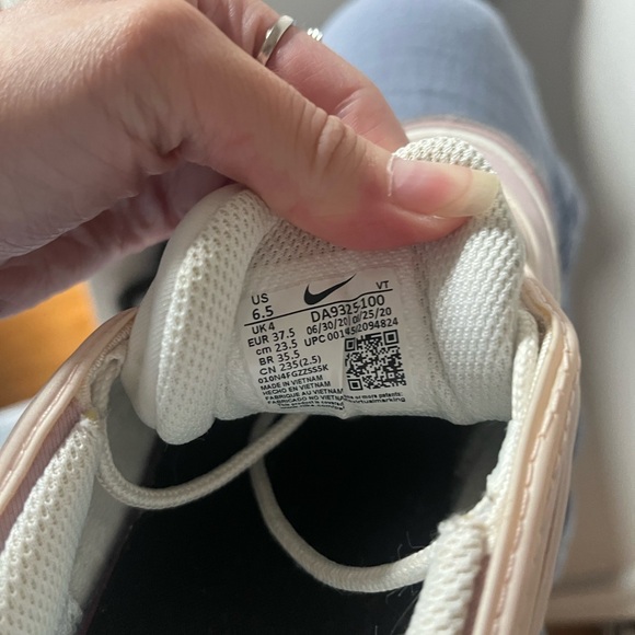 Nike Pink and White Air Max 97 Sneakers - Picture 6 of 6